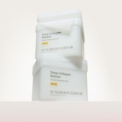 Педи для обличчя з ретинолом Deep Collagen Retinol Power Boosting Pad Sungboon Editor 100 шт/150 мл