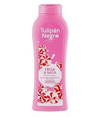 Shower gel Strawberry cream Tulipan Negro 650 ml