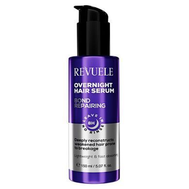 Відновлююча нічна сироватка для волосся Overnight Hair Serum 8h Revuele 150 мл