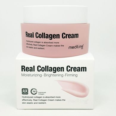 Глубоко увлажняющий лифтинг крем с гидролизованным коллагеном 76% NEO Real Collagen Cream Meditime 50 мл