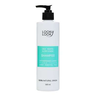 Shampoo for fat roots and dry ends of Looky Look 500 ml