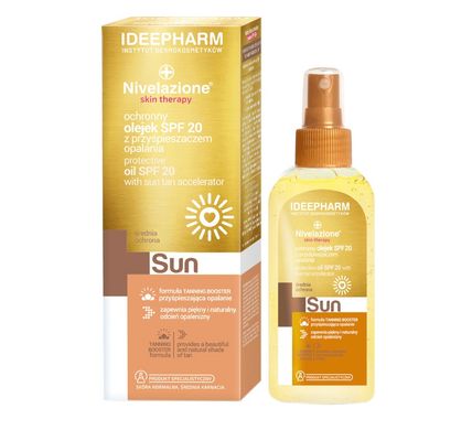 Масло солнцезащитное SPF20 для ускорения загара Nivelazione Skin Therapy Sun Farmona 150 мл