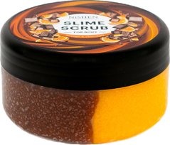 Цукрово-сольовий слайм-скраб для тіла Апельсин і шоколад Nishen 365 г