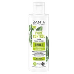 БІО-Тонік PORE CONTROL для комбінованої шкіри обличчя з BHA-кислотою SANTE ніацинамідним комплексом та зеленим чаєм SANTE 125 мл