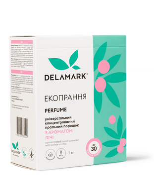 Laundry detergent with lychee aroma DeLaMark 1 kg