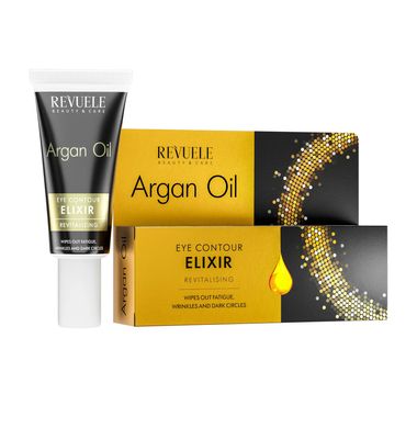 Revitalizing cream against fatigue, wrinkles and dark circles around the eyes Argan oil Revuele 25 ml