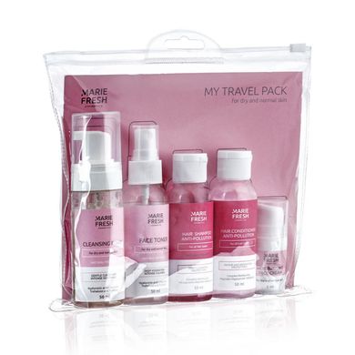 Travel kit for dry and normal skin Marie Fresh