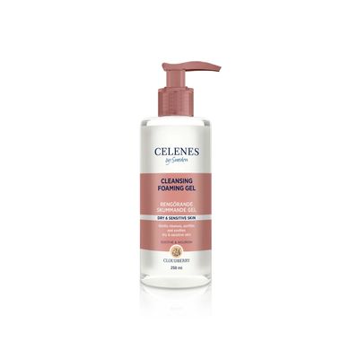 Cleansing foam-gel with mistletoe for dry and sensitive skin Celenes 250 ml