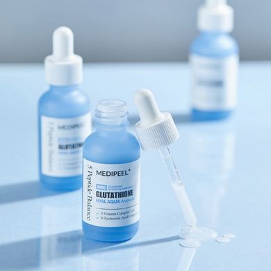Осветляющая сыворотка для лица Glutathione Hyal Aqua Ampoule Medi-Peel 30 мл