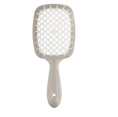 Щітка для волосся сіра з білим Superbrush Small Janeke