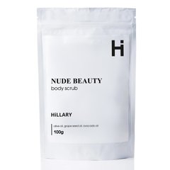 Скраб для тіла парфумований Nude Beauty Body Scrub Hillary 100 г