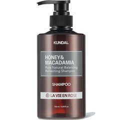 Відновлюючий шампунь з медом та олією макадамії Honey & Macadamia Nature Shampoo La Vie En Rose Kundal 500 мл