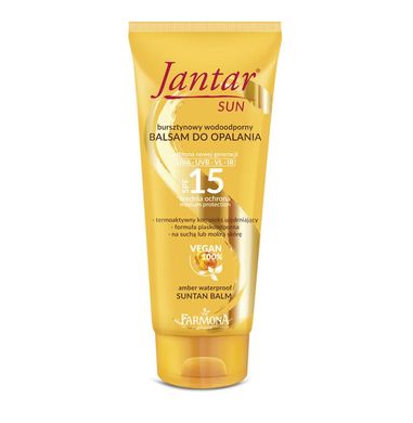 Waterproof balm for tanning amber SPF 15 Jantar Sun Farmona 200 ml