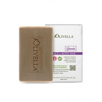 Soap for face and body Lavender based on olive oil OLIVELLA 150 g