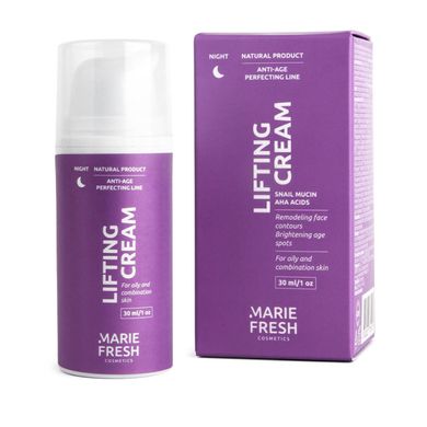 Night lifting cream for oily and combination skin Marie Fresh 30 ml