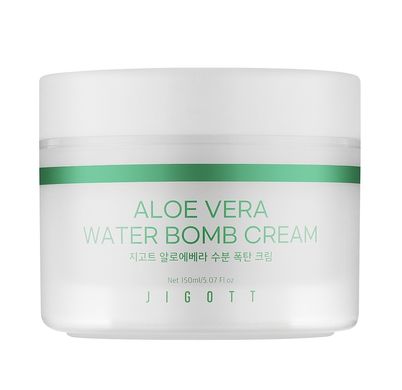 Зволожуючий крем для обличчя Алое Aloe Vera Water Bomb Cream Jigott 150 мл