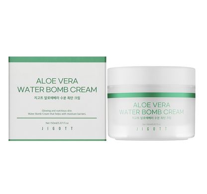 Moisturizing face cream Aloe Aloe Vera Water Bomb Cream Jigott 150 ml