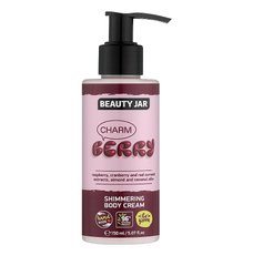 Shimmering body cream Charm - berry Beauty Jar 150 ml