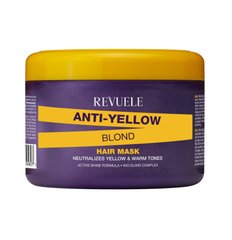 Hair mask with anti-yellowing effect Anti Yellow Blond Revuele 500 ml