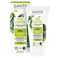 BIO-Cream PORE CONTROL for moisturizing combined facial skin with BHA acid and niacinamide complex SANTE 50 ml