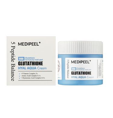Освітлюючий крем для обличчя Glutathione Hyal Aqua Cream Medi-Peel 50 мл