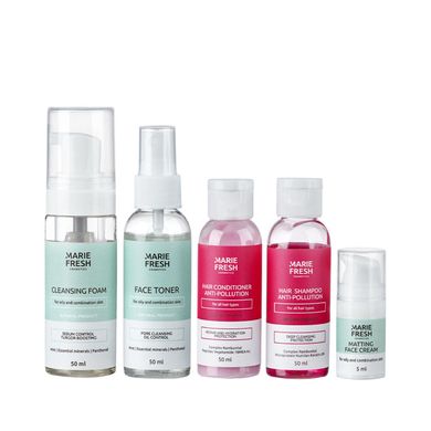 Travel kit for oily and combination skin Marie Fresh