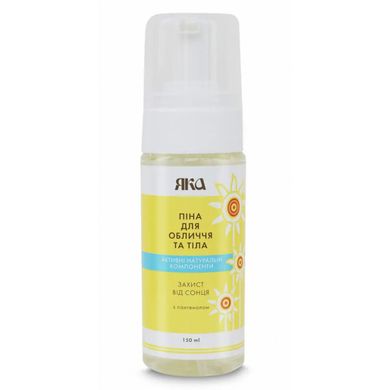 Foam to cleanse the skin (face and body) that has suffered sunburn YAKA 150 ml
