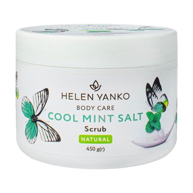Salt anti-cellulite cooling body scrub HELEN YANKO 450 g