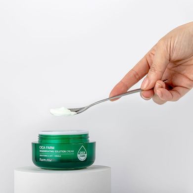 Восстанавливающий ампульный крем с центеллой для лица Cica Farm Regenerating Solution Cream FarmStay 50 мл