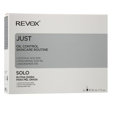Набір сироваток для догляду за шкірою Oil Control Revox 3*30 мл