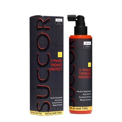 Two-phase thermal protective hair spray 2-Phase Thermo Protect Spray Succor 250 ml