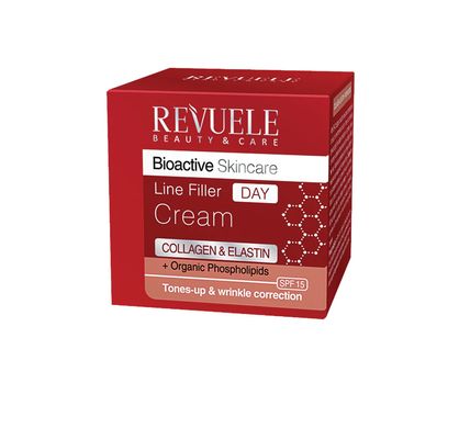 Day cream-filler for the face Collagen and Elastin Bioactive Revuele 50 ml