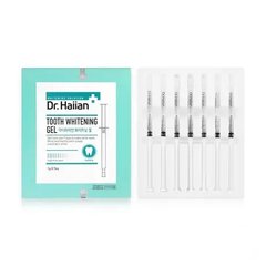 Набір відбілюючих гелів для зубів з ксилітом + капа Dr.Haiian Tooth Whitening Gel May Island 1х7