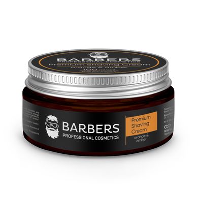 Крем для бритья с увлажняющим эффектом Orange-Amber Barbers 100 мл