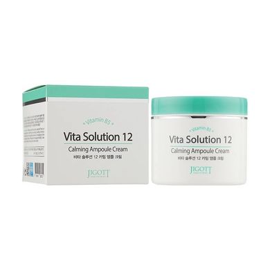 Успокаивающий крем для лица Vita Solution 12 Calming Ampoule Cream Jigott 100 мл