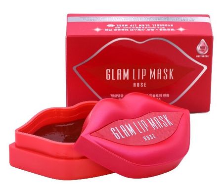 Гидрогелевые патчи для губ с розой Hydrogel Glam Lip Mask Rose Beauugreen 20 шт
