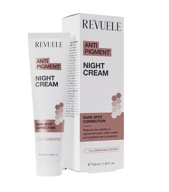 Night face cream against pigmentation Revuele 40 ml
