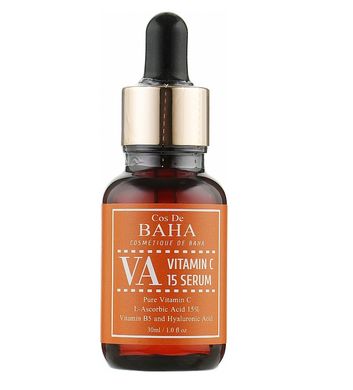 Brightening and antioxidant serum with vitamin C and ascorbic acid VA Vitamin C 15% Ascorbic Acid Serum (VA) Cos De Baha 30 ml