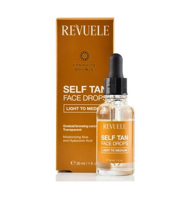 Drops for face self-tan From light to medium Revuele 30 ml