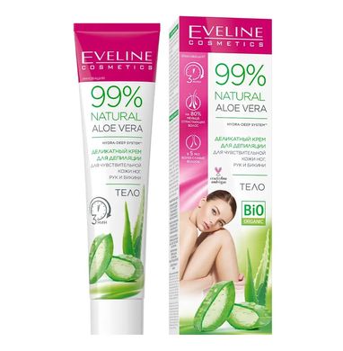 Delicate cream for depilation of sensitive skin, arms and bikini Eveline 125 ml