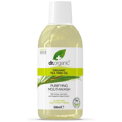 Ополаскиватель для полости рта с экстрактом чайного дерева Dr.Organic 500 мл