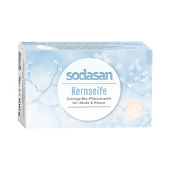 Organic unscented soap for sensitive skin SODASAN 100 g