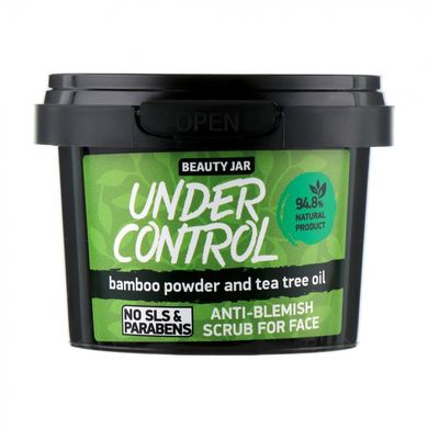 Facial Scrub Under Control Beauty Jar 120 ml