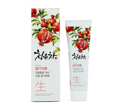Зубная паста для поддержания здоровья Pomegranate 청은차 2080 120 г