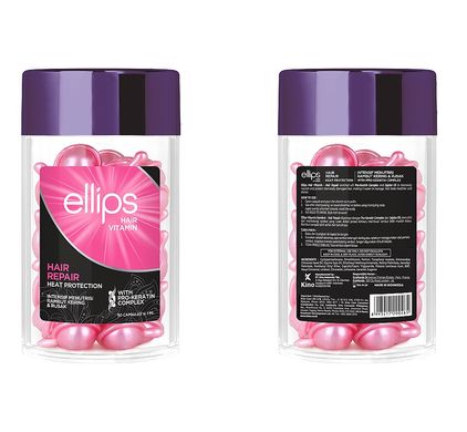 Vitamins-oil for hair with Pro-Keratin Complex Hair repair with pro keratin complex Ellips 50 pcs