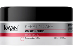 Маска для пошкодженого і тьмяного волосся Keratin care Kayan Professional 300 мл