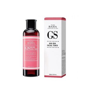 Тонер-эксфолиант с кислотами GS AHA BHA Facial Toner Cos De Baha 200 мл