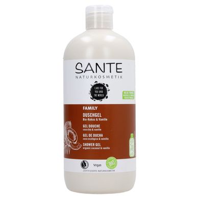 BIO Shower Gel Coconut and Vanilla (for the whole family) SANTE 500 ml