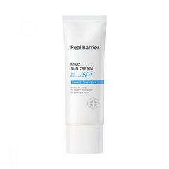 Moisturizing sunscreen Mild Sun Cream SPF50+ PA++++ Real Barrier 40 ml