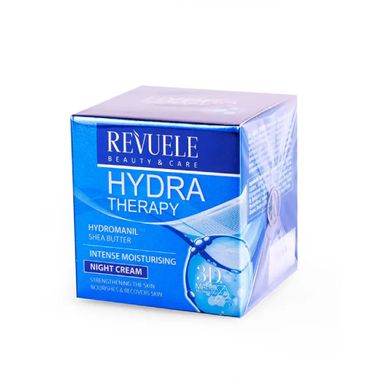 An intensely hydrating night face cream Hydra Therapy Revuele 50 ml